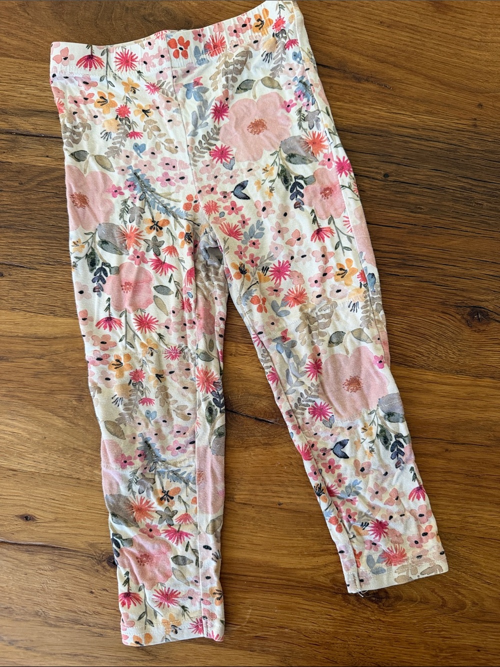 Little Sleepies Pink Floral Printed Leggings